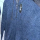 Wholesale Men's Casual Plain Long Sleeve Zipper Hooded Thermal Jacket Blue Clothing Wholesale Market Liuhua