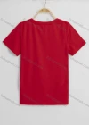 Wholesale Women's Basics Casual Plain Round Neck Short Sleeve T-Shirt - Liuhuamall