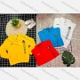 Wholesale Boy's Comfy Long Sleeve Letter Print Button Elastic Polo Shirt preview