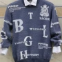 Wholesale Men's Casual Letter Print Elastic Long Sleeve Collared Sweater #8817 preview
