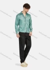Wholesale Men's Fashion Leopard Print Jacquard Long Sleeve Button Down Shirt LH14# - Liuhuamall