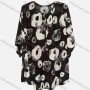 Wholesale Women's Casual Butterfly 3/4 Sleeve Lace Up Neck Abstract Print Tunic preview