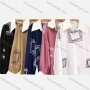 Wholesale Women's Casual Collared Blosue Puff Sleeve Abstract Print Shirt preview