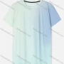 Wholesale Men's Casual Crew Neck Short Sleeve Gradient T-shirts preview