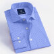 Men's Formal Collared Long Sleeve Button Down Allover Print Shirt 17# Clothing Wholesale Market -LIUHUA
