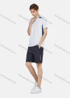 Wholesale Men's Sporty Round Neck Short Sleeve Colorblock Breathable T-Shirt - Liuhuamall
