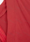 Wholesale Women's Plain V Neck Short Sleeve Zipper Back Ruffle Hem Plain Short Dress - Liuhuamall