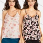 Wholesale Women's Casual Floral Print V Neck Cami Top preview