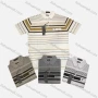 Wholesale Men's Casual Striped Short Sleeve Patch Pocket Polo Shirts preview