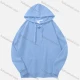 Wholesale Unisex's Men/Women Casual Drawstring Plain Kangaroo Pocket Long Sleeve Hoodie 543# Light Blue Guangzhou Clothing Wholesale Market & Suppliers -LIUHUAMALL