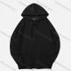 Wholesale Unisex's Men/Women Casual Drawstring Plain Kangaroo Pocket Long Sleeve Hoodie 543# Black Guangzhou Clothing Wholesale Market & Suppliers -LIUHUAMALL