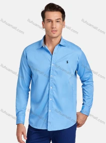 Wholesale Men's Casual Plain Long Sleeve Shirts 830#, LIUHUA CLOTHING WHOLESALE