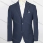 Wholesale Men's Formal Plain Lapel Long Sleeve Two Buttons Flap Pockets Blazer Jackets preview