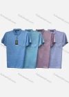 Wholesale Men's Casual Letter Striped Print Short Sleeve Patch Pocket Polo Shirt 175# - Liuhuamall