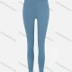 Wholesale Women's Sporty Plain High Waist Sheer Mesh Elastic Leggings 9# Clothing Wholesale Market Liuhua