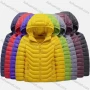 Wholesale Kids Casual Hooded Long Sleeve Zipper Pocket Thermal Puffer Jacket preview