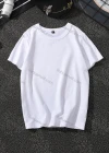 Wholesale Kids Basic Comfy Crew Neck Short Sleeve Loose Plain T-shirt - Liuhuamall