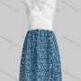 Wholesale Women's Sexy Sleeveless V Neck Bow Knot Cutout Back Splicing Floral Dress preview