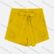 Wholesale Women's Casual Plain Drawstring Zipper Closure Hot Shorts 9# Clothing Wholesale Market Liuhua