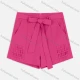 Wholesale Women's Casual Plain Drawstring Zipper Closure Hot Shorts 15# Clothing Wholesale Market Liuhua