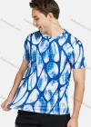 Wholesale Men's Casual Short Sleeve Allover Print T-shirts - Liuhuamall