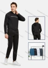 Wholesale Men's Athletic Long Sleeve Graffiti Print Running Hoodies - Liuhuamall
