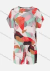 Wholesale Women's Lounge Round Neck Abstract Print Pajamas 2 Piece Set - Liuhuamall
