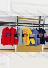 Wholesale Boys Splicing Sleeves Letter Print Graphic Hoodies - Liuhuamall