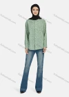 Wholesale Women's Casual Allover Print Long Sleeve Shirt 1180# - Liuhuamall