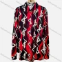 Wholesale Women's Vintage Long Sleeve Retro Graphic Button Down Shirts preview