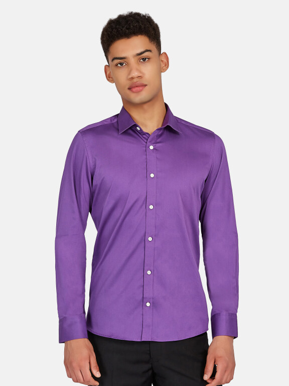Men's Casual Plain Collared Button Down Long Sleeve Shirts MDW-12#, Clothing Wholesale Market -LIUHUA, 