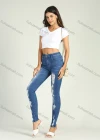 Wholesale Women's High Waist Stretch Distressed Ripped Skinny Jeans - Liuhuamall