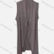 Wholesale Women's Casual Sleeveless Lace Up Plain Cardigan Camel Clothing Wholesale Market Liuhua