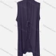 Wholesale Women's Casual Sleeveless Lace Up Plain Cardigan Navy Clothing Wholesale Market Liuhua