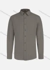 Wholesale Men's Business Plain Long Sleeve Shirt - Liuhuamall