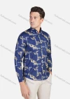 Wholesale Men's Allover Baroque Print Long Sleeve Slim Fit Casual Shirt - Liuhuamall