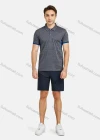 Wholesale Men's Athletic Colorblock Running Polo Shirts - Liuhuamall