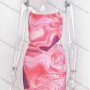 Wholesale Women's Sexy Tie Dye Lace Up Backless Halter Top & Mini Skirts 2 Piece Set preview
