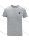 Wholesale Men's Classic Round Neck Plain Embroidered Short Sleeved T Shirt - Liuhuamall