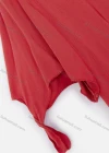 Wholesale Women's Plain V Neck Short Sleeve Zipper Back Ruffle Hem Plain Short Dress - Liuhuamall