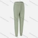 Wholesale Women's Athletic Workout Plain Elastic Waist Joggers CKW21001# Laurel Green Clothing Wholesale Market Liuhua