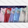 Wholesale Girls Lovely Crew Neck Sleeveless Appliques Lace Up Dress 39# preview