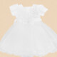 Girls Lovely Plain Cap Sleeve Lace Bow Knot Pearl Decro Dress B899# Clothing Wholesale Market -LIUHUA
