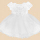 Girls Lovely Plain Cap Sleeve Lace Bow Knot Pearl Decro Dress B901# Clothing Wholesale Market -LIUHUA