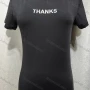 Wholesale Women's Casual Round Neck Letter Embroidery Slim Plain T-shirt preview