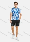 Wholesale Men's Casual Short Sleeve Allover Print T-shirts - Liuhuamall