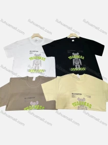 Wholesale Men's Casual Graphic & Letter Print Round Neck Short Sleeve T-shirt, LIUHUA CLOTHING WHOLESALE
