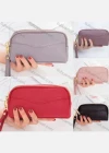 Wholesale Women's Casual Nylon Plain Clutch Handbag Purse With Multiple Compartments - Liuhuamall
