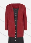 Wholesale Women's Plain Cable Knit Long Sleeve Rib-knit Trim Open Front Cardigan - Liuhuamall