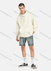 Wholesale Men's Loose Fit Plain Drawstring Pullover Hoodie - Liuhuamall
